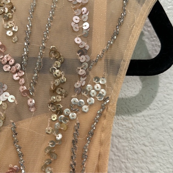 NWT- MAC DUGGA- $598 Cap Sleeve, Embellished Gown, size 10 - Picture 12 of 17